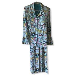 Nick & Nora Pajama Set Mint Green Artist Print